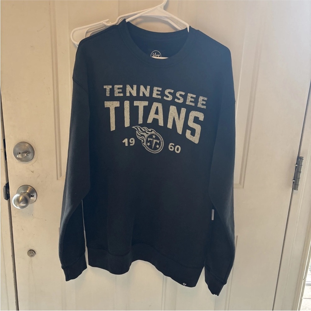 '47 Black Tennessee Titans Crewneck
